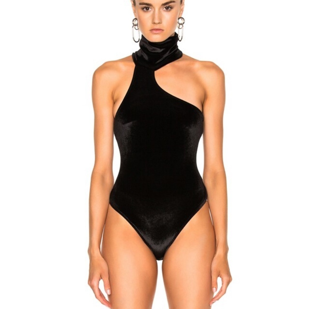 Alix Nyc Sequin Carmine bodysuit